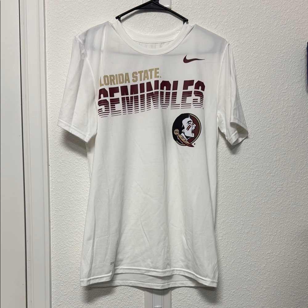 Nike White Seminoles Graphic Tee